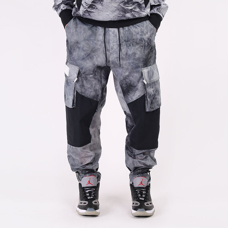 мужские серые брюки Jordan 23 Engineered Printed Cargo Trousers CU9057-100 - цена, описание, фото 2